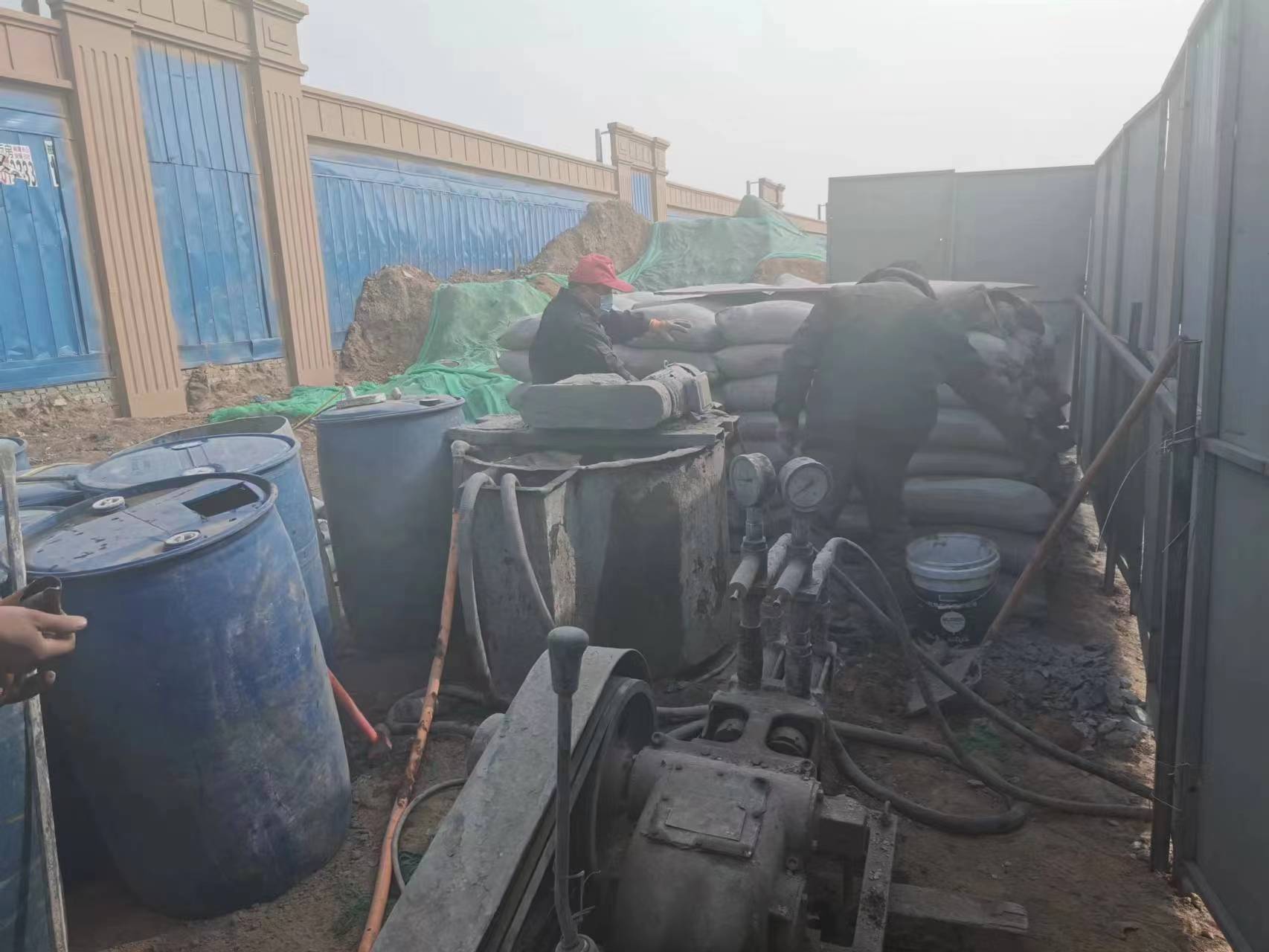 海州地基沉降注浆加固